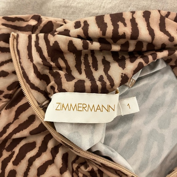 Zimmermann animal print zebra turtleneck top - NWOT - Picture 5 of 7